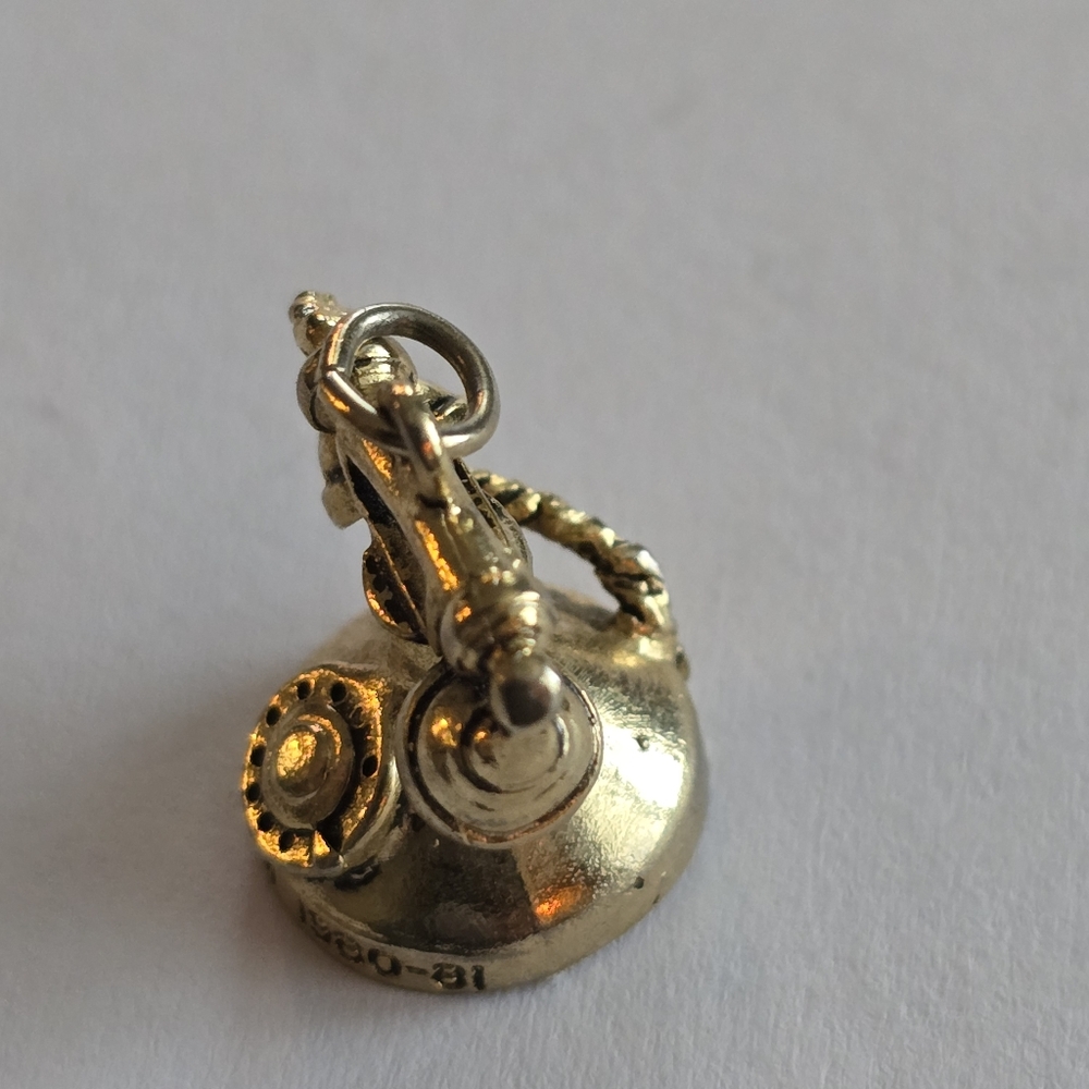 Vintage pendant WOTM telephone phone rotary Women of the Moose LOOM - Picture 4 of 12